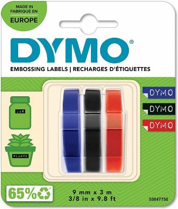 Picture of NASTRI DYMO MANUALI 3pz BIANCO/NERO/ROSSO ASSORTITI