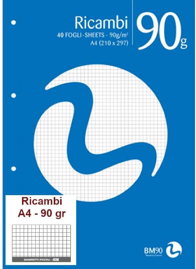 Immagine di RICAMBI A4 90gr 4mm