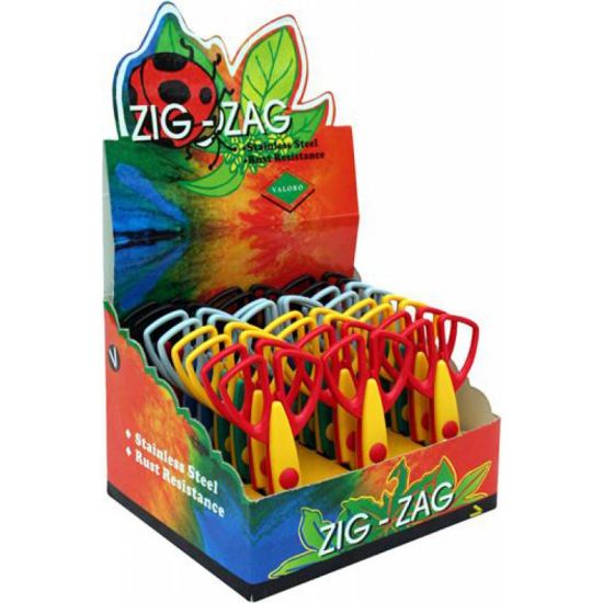 Picture of FORBICI ZIG ZAG 13cm EXPO 24pz