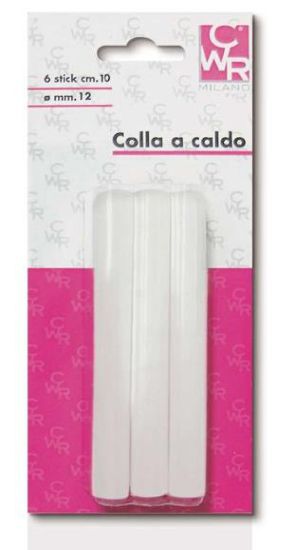 Immagine di COLLA A CALDO RICAMBI PISTOLA 12mm 11cm 6pz BASSA TEMPERATURA