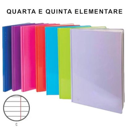 Immagine di QUADERNI MAXI COPERTINA RIGIDA C rig 21X29 A4 5pz - 100 FOGLI