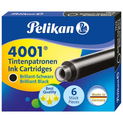 Picture of INCHIOSTRO CARTUCCE PELIKAN TP6 10pz NERO