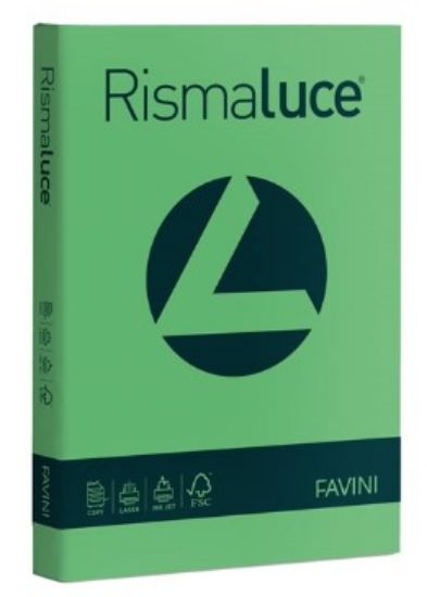 Picture of CARTA A4 200g 125fg 1pz RISMALUCE VERDE FAVINI