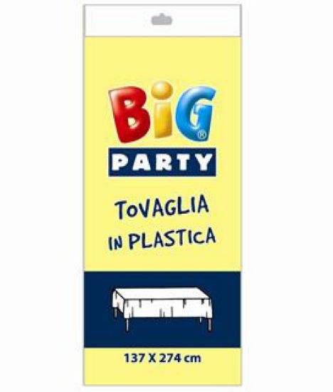 Immagine di TOVAGLIA PVC 135X270cm GIALLO PLASTICA IMPERMEABILE