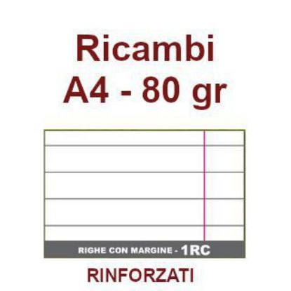 Immagine di RICAMBI A4 80gr RC RINFORZATI 40f