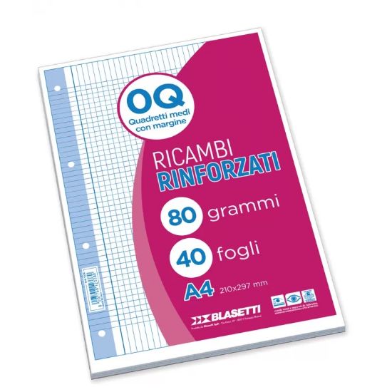 Picture of RICAMBI A4 80gr RQ RINFORZATI 40f