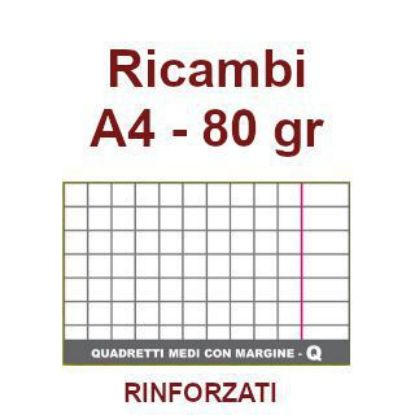Picture of RICAMBI A4 80gr RQ RINFORZATI 40f