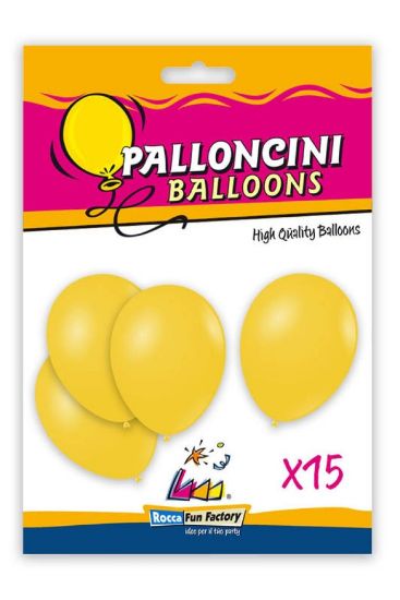 Picture of PALLONCINI COLOR 15pz 30cm GIALLO