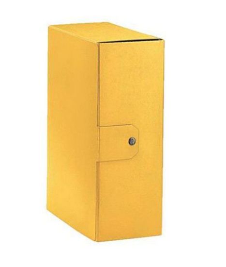 Immagine di CARTELLA CON BOTTONE D.10cm 5PZ GIALLO