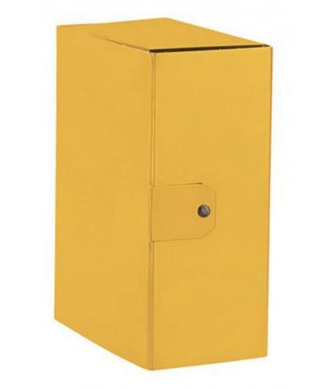 Immagine di CARTELLA CON BOTTONE D.15cm 5PZ GIALLO