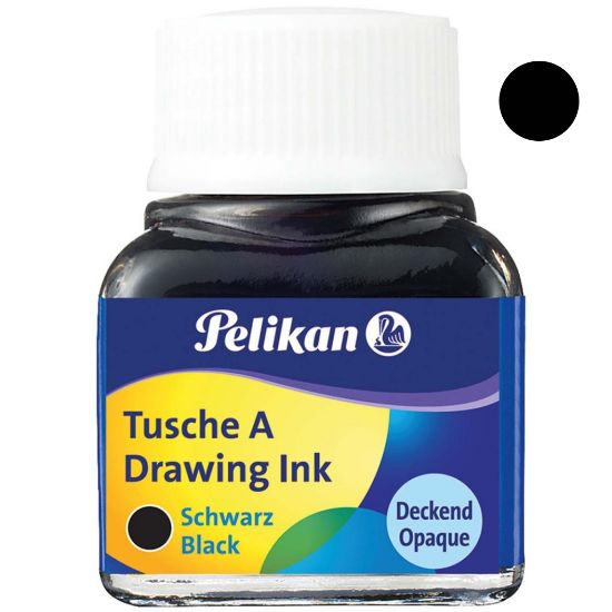 Picture of INCHIOSTRO CHINA PELIKAN 10pz NERO