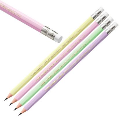 Immagine di MATITA BIC EVOLUTION 12pz C/GOMMA PASTELL