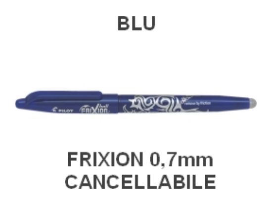 Picture of PENNA SFERA PILOT FRIXION 0,7mm CANCELLABILE 12pz BLU