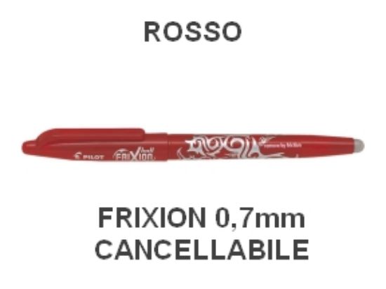 Picture of PENNA SFERA PILOT FRIXION 0,7mm CANCELLABILE 12pz ROSSO