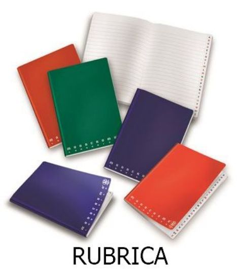 Immagine di RUBRICA A5 30FG 10PZ COPERTINA MORBIDA QUADERNO