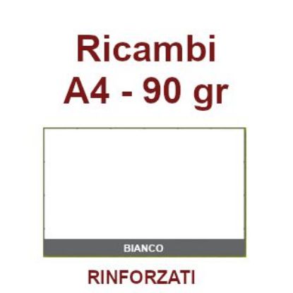 Immagine di RICAMBI A4 90gr BIANCHI RINFORZATI