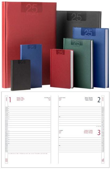 Immagine di AGENDA GIORNALIERA 15X21 DELTA 2025 COLORI ASSORTITI