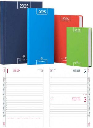 Immagine di AGENDA SETTIMANALE 17x24cm ALFA 2025 COLORI ASSORTITI