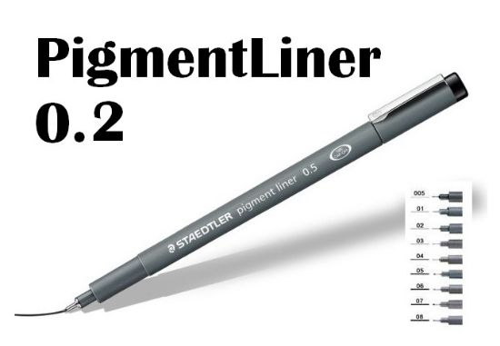 Picture of PENNA PIGMENTLINER 0,2 10PZ STAEDTLER PENNARELLO