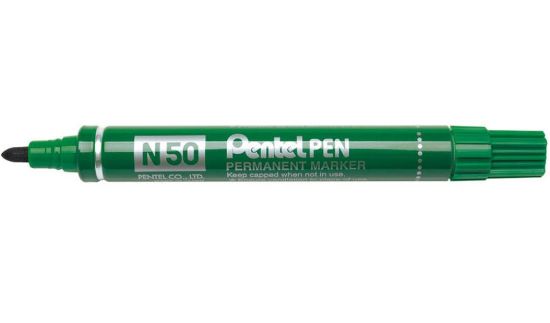 Immagine di MARCATORE N50 12pz INDELEBILE VERDE - PENTEL