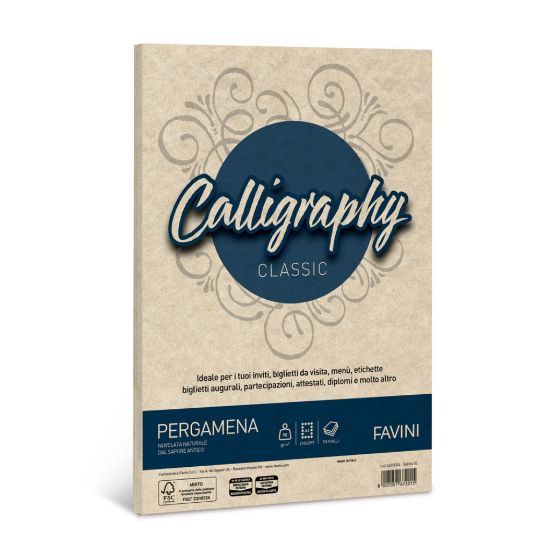 Immagine di CARTA CALLIGRAPHY A4 50FG 90GR SABBIA PERGAMENA