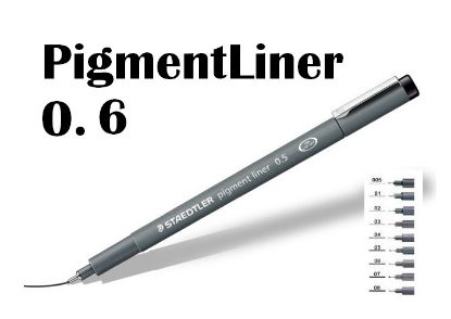 Immagine di PENNA PIGMENTLINER 0,6 10PZ STAEDTLER PENNARELLO