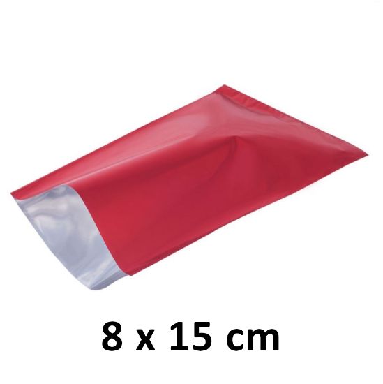 Immagine di BUSTA REGALO CELLO TU MAT PEARLY ROSSO 8x15cm 50pz