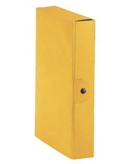 Immagine di CARTELLA CON BOTTONE D.06cm 5PZ GIALLO