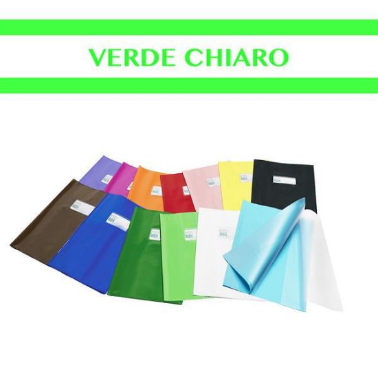 Immagine di COPRIQUADERNI A4 TU ECONOMICO 30pz VERDE CHIARO