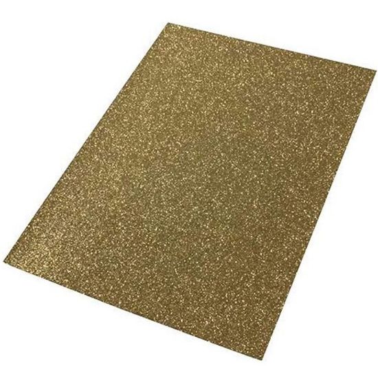 Picture of FOGLI EVA 40X60 ORO 10FG GLITTER FOAM