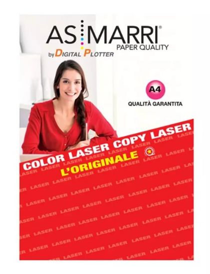 Immagine di CARTA A4 21x29 170gr 100fg LASER FOTO AS/M. 8972 F/R