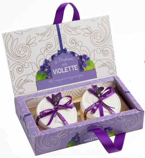 Picture of COFANETTO VIOLETTA PARMA COF sap 2x100 cameo/120115 C3