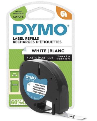 Picture of NASTRI DYMO 91201 LETRAGAG BIANCO PLASTICA 1pz SCRITTA NERO