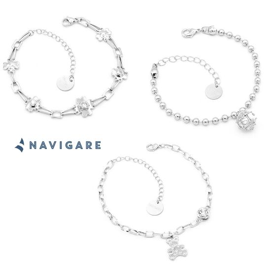 Immagine di BRACCIALE DONNA NAVIGARE 3pz + SCATOLA REGALO (promo)