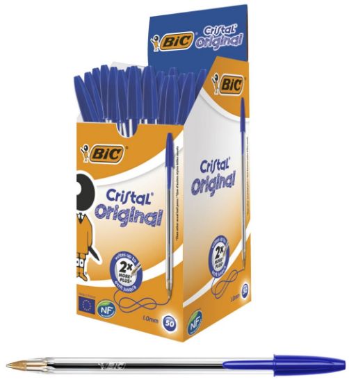 Immagine di PENNA SFERA BIC CRISTAL CLASSIC 50pz BLU - 4000B