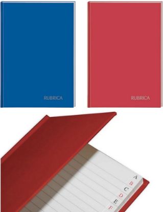 Immagine di RUBRICA A4 50FG COPERTINA CARTONATA MAXI 4715 colori assortit