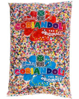 Picture of CORIANDOLI MULTICOLOR 1000gr 10pz BUSTE - 4515