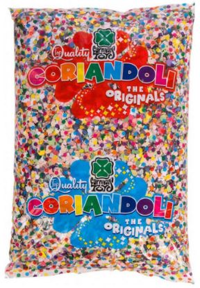 Picture of CORIANDOLI MULTICOLOR 1000gr 10pz BUSTE