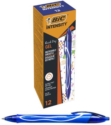 Picture of PENNA SFERA BIC GELOCITY QUICK DRY 12pz BLU