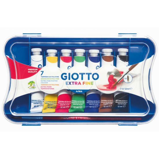 Picture of TEMPERE GIOTTO TUBO 12ml 7 COLORI 1pz