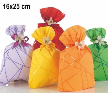 Immagine di BUSTA REGALO CELLO DECOR SEGMENTS 16X25cm 100pz