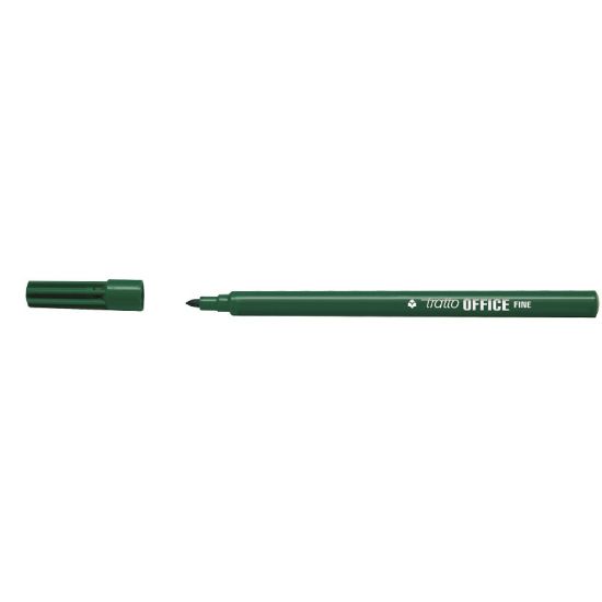 Picture of PENNARELLI TRATTO OFFICE 12pz VERDE TAPPO 2,5mm - FILA