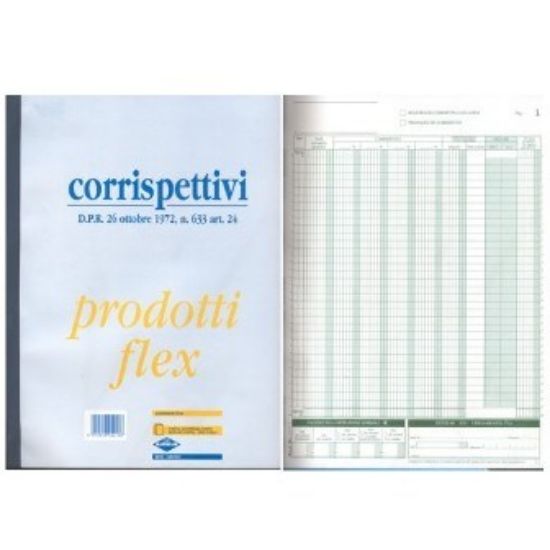 Picture of REGISTRO CORRISPETTIVI IVA 24 FOGLI 2 COPIE CON CARTA CHIMICA 1pz