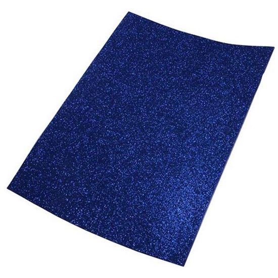 Picture of FOGLI EVA 40X60 BLU 10FG GLITTER FOAM