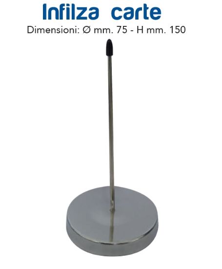 Picture of SPILLONI FERMACARTE C/BASE 1pz INFILZACARTE