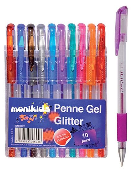 Immagine di PENNA SFERA GEL GLITTER 12pz