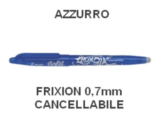 Picture of PENNA SFERA PILOT FRIXION 0,7mm CANCELLABILE 12pz AZZURRO