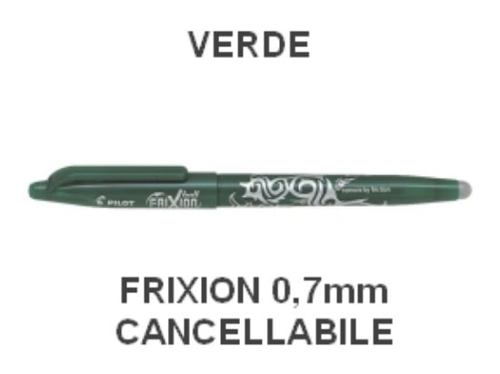 Picture of PENNA SFERA PILOT FRIXION 0,7mm CANCELLABILE 12pz VERDE