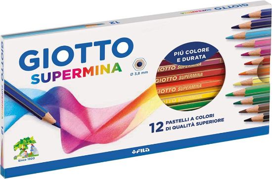 Picture of PASTELLI GIOTTO SUPERMINA 12 COLORI 1pz