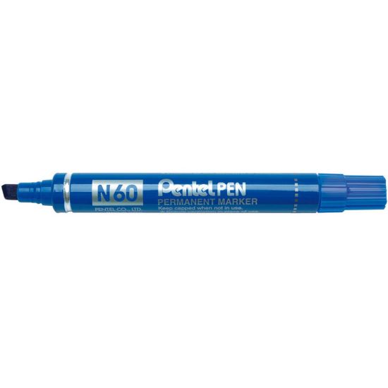 Picture of MARCATORE N60 12pz INDELEBILE BLU - PENTEL